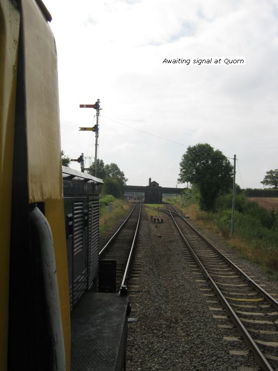 14901 awaiting signal at Quorn