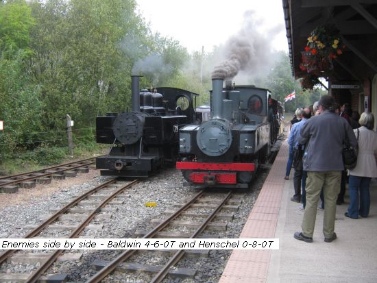 Apredale - Balwin 4-6-0OT and Henschel 0-8-0OT