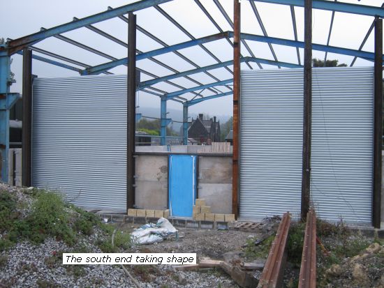 New shed - southend taking shape