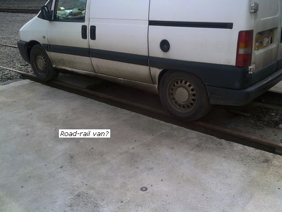 Road-Rail van (?) 