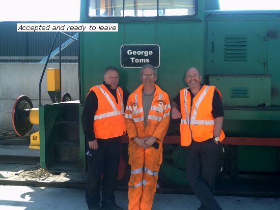 George Toms accepted & ready to leave