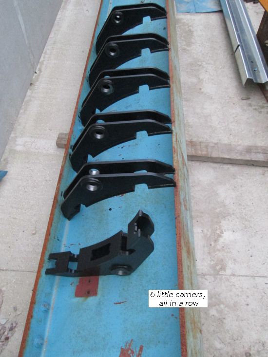 14901's brake carriers in a row
