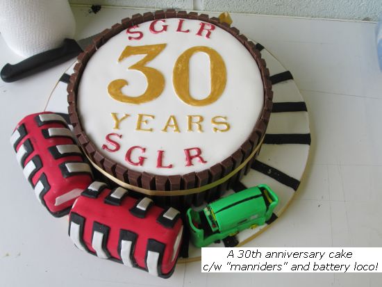 SGLR 30th anniversary cake