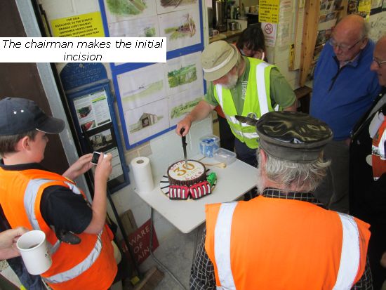 SGLR chairman makes initial cut of cake