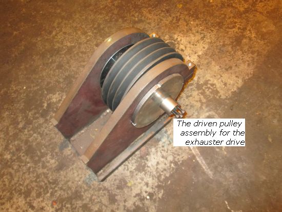 03 901 driven pulley assembly for the exhauster