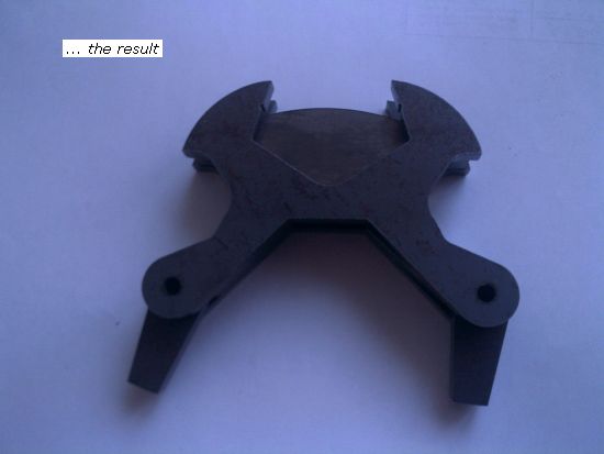 Railway Signalling: cable point device - modern replaement made from steel profiles