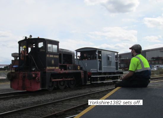 Yorkshire 1382 sets off