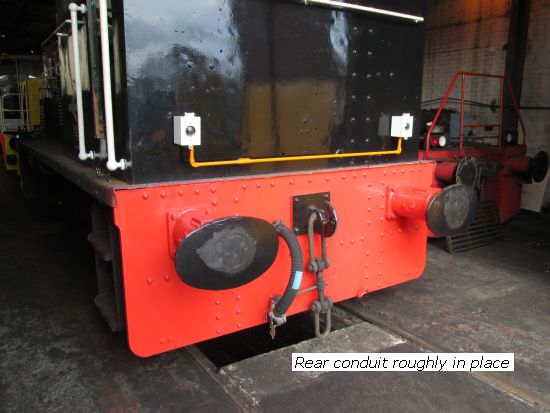 Rear conduit in place