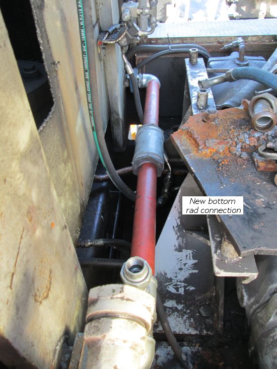 14 901 new bottom radiator connection