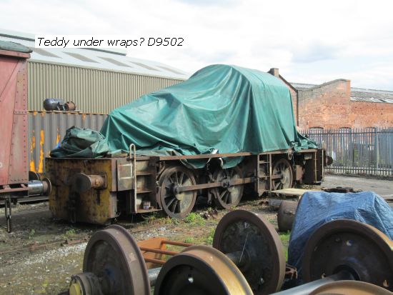 D9502, Teddy under wraps
