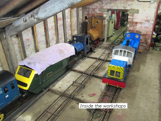 Inside the workshops