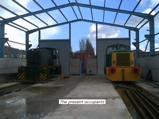 Shed with 2 occupants