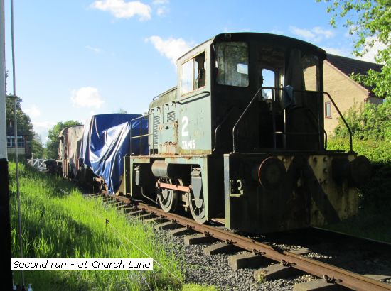 James and second convoy at Church Lane