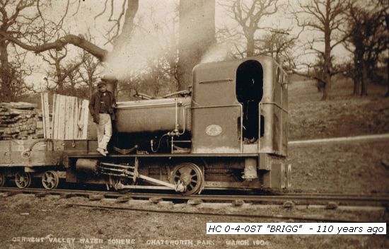 HC 0-4-0ST "Brigg" 110 years ago 