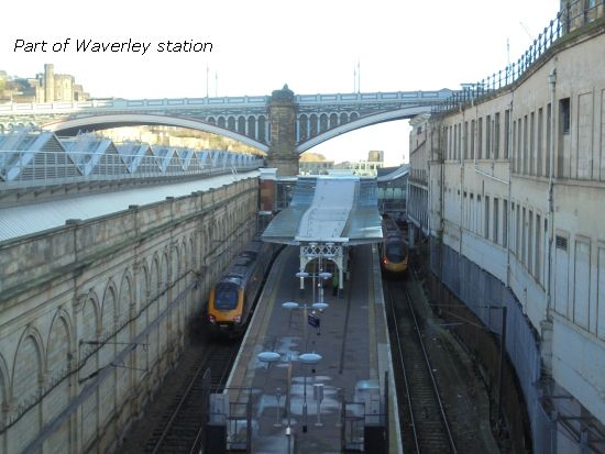 Waverley station, Edinburgh