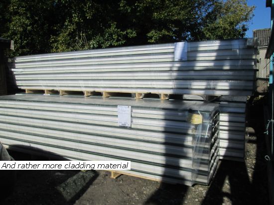 More cladding panels