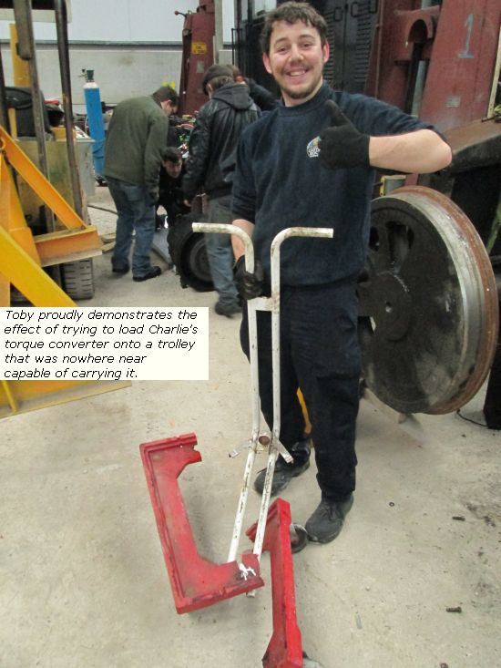 Toby and the broken trolley