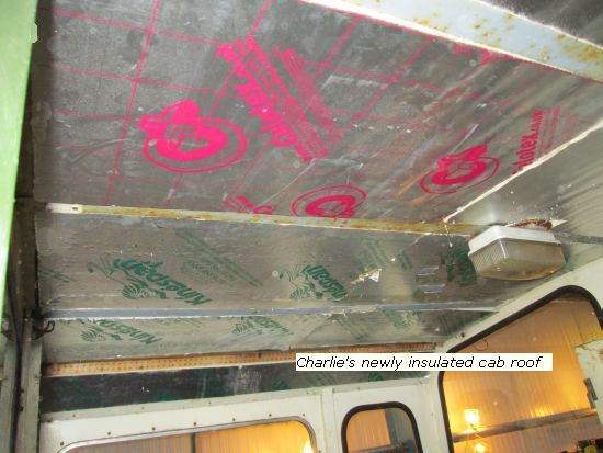 Charlie's insulated cab roof