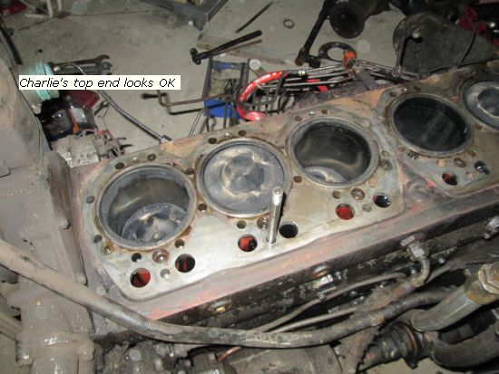 Charlie's engine top end looks OK
