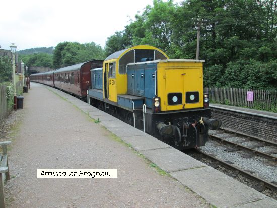 14 901 arrived at Froghall