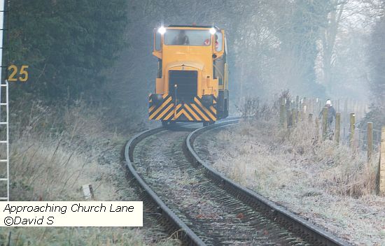 RS8 & ex-YEC loco approaching Church Lane copyright David S