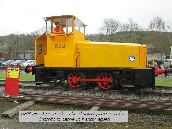 RS8 awaiting trade. The info display prepared for Cromford came in handy again