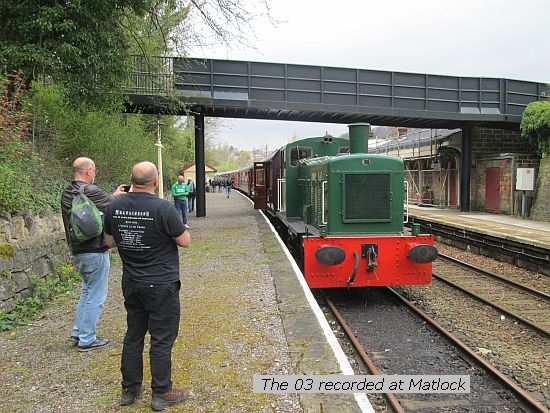 The 03 recorded at Matlock