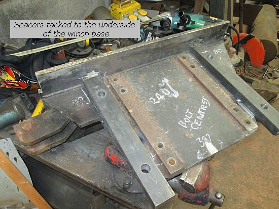 9497 winch base spacer