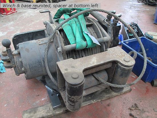 9505 winch and base