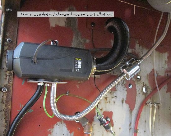 9104 heater installed