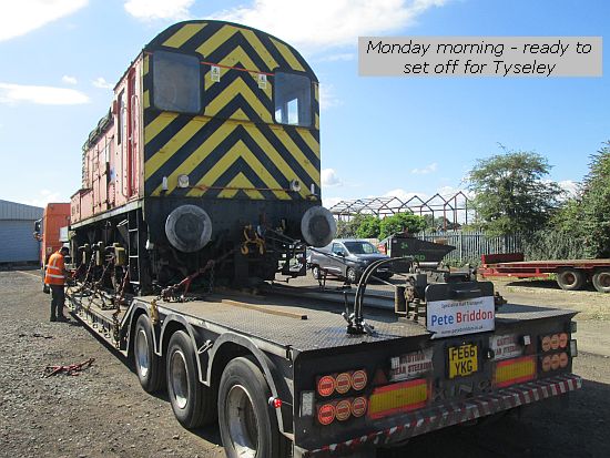 Worksop class 08 departs for Tysley