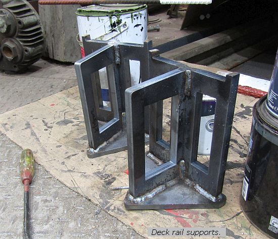 T2 deck rail supports