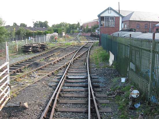 Starting away from Oswestry (from the brake van verandah)