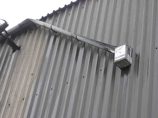Water powered alarm?