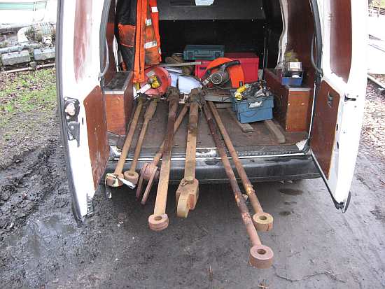 Pull rods go for a ride
