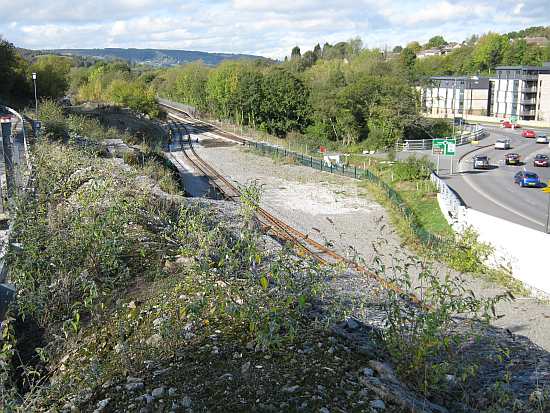 Riverside headshunt, Network Rail foreground. New Signal box to be left out of shot