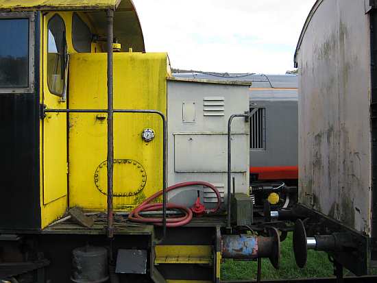 Battery box at rear of the Brush 03
