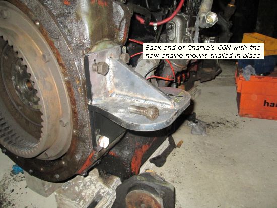 Charlie's 06N with new mount tried in place